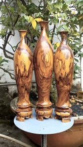 Bình Hoa Bằng Gỗ Cẩm Sừng - Bình Hoa Trang Trí Nghệ Thuật Decor - Lọ Hoa Gỗ - Quà Tặng Mỹ Nghệ - Trang Trí Nhà Cửa