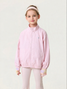 Marc&Janie | Trendy Sporty Stand Collar Jacket Girls Outerwear