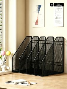 Office Desk Organizer Bookshelf Multi-level A4 File Storage Rack