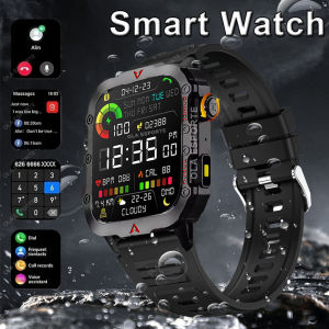 EGC+PPG GPS Sports Fitness Tracker Smartwatch Men 1.73 Inch HD Screen Health Monitoring Bluetooth Calls Smart Watch For Android