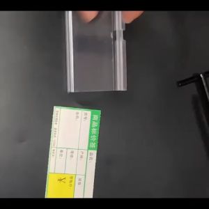 Label harga mika supermarket/Transparent label harga mika