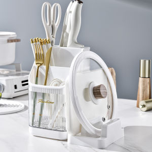 Multifunctional Kitchen Rack Drip Dry Knife And Utensil Storage