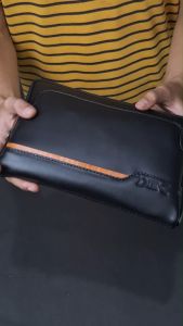 DIEK Tas Tangan Pria Kulit Clutch Handbag Pria Kulit Premium DK01