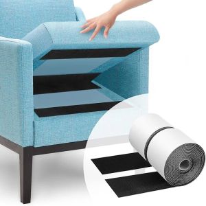 Băng Dính Dán Chắc Chắn Loại Nặng Có Móc Và Vòng Dán Cuộn Băng Dính Velcro Dùng Cho Đồ Nội Thất Gia Đình Ghế Sofa Đệm Ghế