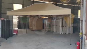 3x6M Retractable Tent Heavy Duty Waterproof Outdoor Tent Adjustable Height Foldable Car Tent Cottage