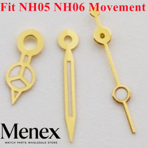 Menex NH05 Silver Luminous Watch Hands Green Luminous Watch Needles Automatic Movement Mechanical Watch Repair Replacement Parts