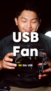 ENCODark Ash High-Performance 10" USB Desk Fan with Ultra-Low Power & Strong Wind