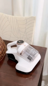 PANSON 10000PA Mite Removal Dust Mite Vacuum Cleaner Dual Cup 60℃ UV Sterilization for Bed/Sofa/Carpet