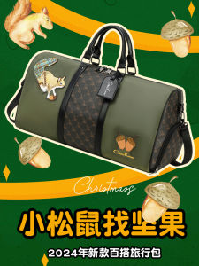 Chaiskrom Original Embroidery Travel Bag Short Distance Men Satchel Luggage Bag Large Capacity Travel Fitness Bag Women