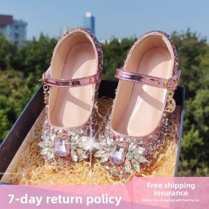 MENGBEIHUAN | Matching Crystal Soft Sole K-Style Princess Shoes 2023 New