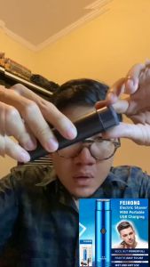 ALAT CUKUR PORTABLE MINI Terbaru untuk Pria CUKURAN JENGGOT DAN KUMIS ELEKTRIK CAS
