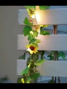 Solar Powered Artificial Vine Light - LED Ivy Fairy Tale Lightsfor 2025 Outdoor GardenCourtyardFenceBalcony Decoration