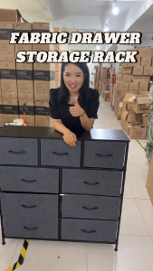 7-Drawer Fabric Storage Cabinet | Large Capacity Fabric Chest for Bedroom & KidsRoom【RainbowCulture】