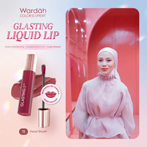 WARDAH Glasting Liquid Lip - Lip-Stain-Lipgloss-Lipstik - Liptint-Lip Tint-Lip Matte-Lipstick-Lipcream-Cleopatra Look