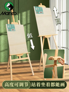 Foldable Wooden Easel Painting Stand Art Student Kit 4K Drawing Sketching Easel Adjustable Height for Oil Painting And Sketching
