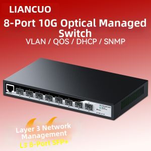 LIANGUO | Managed 3 Layer Ethernet Switch 10G 8 Ports
