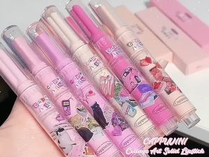 [Ready Stock+COD] Mirror Gloss Lip Glaze Moisturizing Nourishment Lipstick Long Lasting Waterproof Oil-proof High Color Rendering Non-Stick Cup Lipstick