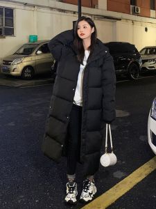 เสื้อแจ็คเก็ตผ้าฝ้ายหนาสำหรับผู้หญิง ทรงหลวม แขนยาว ปกตั้ง ซิป ฤดูใบไม้ร่วง/ฤดูหนาว 2022 แฟชั่นเกาหลี แจ็คเก็ตผ้าฝ้าย