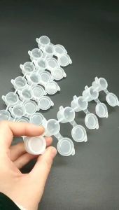 Isi 10 Pot Cat Plastik 3ml & 6 Cup Empty Cup Paint: Perlengkapan Menggambar