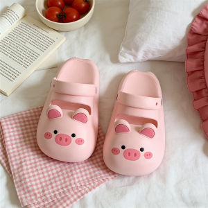 XIXITIAO | Cute Piglet Mary Jane Clogs Summer Non-slip and Comfortable