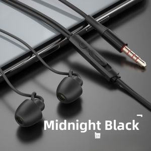 Sleeping Earphones Wired In-Ear Comfortable No Pressure on Ear for Side Sleeping Asmr Special Noise Reduction Cable with Mic Type-C Flat