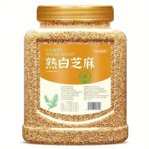 Aromatic Crispy Ready-to-Eat White Sesame Seeds 500g