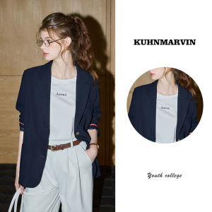 KUHNMARVIN | Áo Blazer Phong Cách Đi Làm Đơn Giản