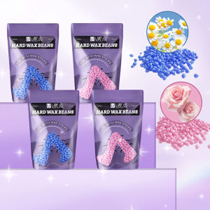 Hard Wax Beans 50g/100g Painless Hair Removal Kit for All Skin Types for Body Face Legs At-Home Use for Long-Lasting Smooth