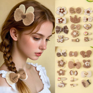 Bộ Kẹp Tóc Phong Cách Bohemian 14/28 Chiếc Quà Tặng Hợp Thời Trang Cho Thanh Thiếu Niên Nữ Trang Trí Barrettes Mũ Polyester Cho Tất Cả Các Mùa