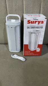 Surya Lampu Emergency 4 Sisi SHL L8401 FROSTED 84 SMD LED Rechargeable Tahan Hingga 8 Jam