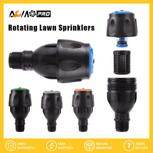 AumoPro 1PC 350/550 L/H 360° Rotating Lawn Sprinklers Long Distance Spray Irrigation Nozzle Grass Football Field Pasture Watering Sprinkler Medium Distance Sprinkler Head Mag Ground Plug