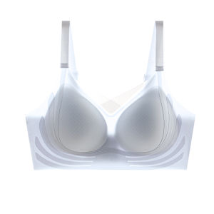 Miiow | Cat Woman Summer Thin Ice Silk Cool Feeling Gathered Bra Womens Underwear Seamless Anti-Sagging Side Fatigue Reduction
