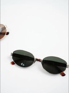 HELEN KELLER | Fashionable Oval Vintage Style UV Protection Sunglasses