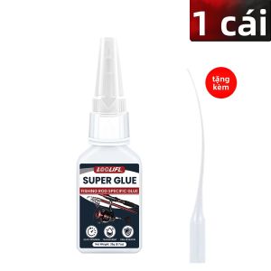 LOOLIFL | LOOLIFL 20g Keo Dán Đa Năng Cyanoacrylate - Chất Kết Dính Tức Thì Khô Nhanh Cực Mạnh Cho Nhựa Kim Loại Cao Su Gốm Sứ - Sửa Chữa Đồ Thủ Công DIY