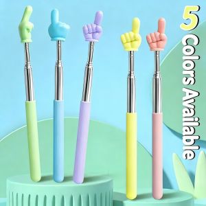 1PC Teaching Tool for School Teachers Telescopic Stainless Classroom Point Stick Retractable Presentation Blackboard Instruction