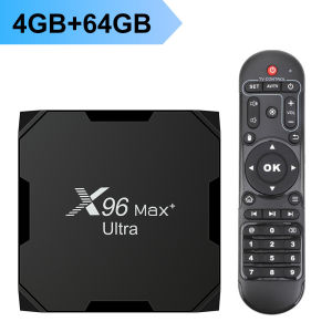 Vontar | X96Max Plus Ultra TV Box Android 11 Amlogic S905X4 4GB 32GB TVBOX AV1 8K Wifi BT X96 Max Media Player TV Set Top Box
