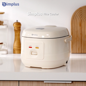 Simplus Rice Cooker 4L Large Capacity 14-min Quick Cook Steam Simmer Stew and Braise Non-Stick Inner Pot