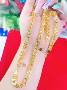 Combo dây chuyền lắc tay phụng 1 lượng mạ 18.k cao cấp E.V.23