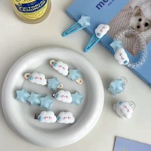 Kẹp tóc chủ đề đám mây ngôi sao Blue mới nhất 2023