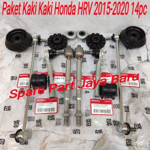 Support Set Tirod Rack End Link stabil Karet stabil Honda HRV 2015-2020 14pc