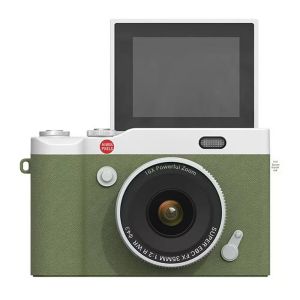 Máy Ảnh Kỹ Thuật Số 4K Màn Hình LCD 24 Inch Zoom Quang Học 16X Máy Quay Video Cổ Điển CCD 180 °   Máy Ảnh Chụp Ảnh Selfie Nhỏ Gọn Có Màn Hình Lật