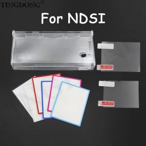 Bộ Phụ Kiện Đầy Đủ Cho NDSi - Ốp Bảo Vệ Trong Suốt Kính Cường Lực Nhiều Màu Miếng Dán Bảo Vệ Màn Hình HD Cho Nintendo Switch Lite
