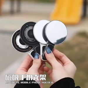 SG Ready Stock 360°Strong Magnetic Phone Ring Grip Dual-Sided MagSafe Rotatable Foldable Stand for iPhone