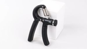 TaffSPORT Adjustable Hand Grip Olahraga Tangan 5 - 60 kg - TPR - Black