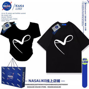 Nasalike Đặc Biệt Cặp Đôi Áo Thun In Hình Trái Tim Tay Ngắn Cho Nam Và Nữ Kháng Khuẩn Cổ Tròn Thời Trang Mùa Hè Hợp Thời Trang Nasalike