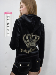 Juicy Couture | Aurora Velvet Jacket Female Embellished & Thickened
