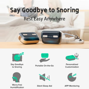 Bluetooth CPAP APAP Ventilator mudah alih Anti bunyi dan Apnea tidur untuk Apnea tidur dan tidur
