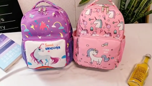 NEW School Bag for Kids Girl Backpack for School Backpack School Bag for Kids Cartoon Cute Lightweight 1-4 Year Old