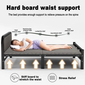 Metal Folding Bed Heavy Duty 75/100/120CM uratex foam Bed Frame Single Portable 8 Styles Foldable