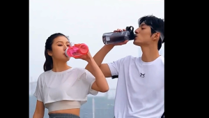 Sports Water Bottle with Leak Proof Flip Top Lid BPA Free Carry Cap 750ml 1000ml